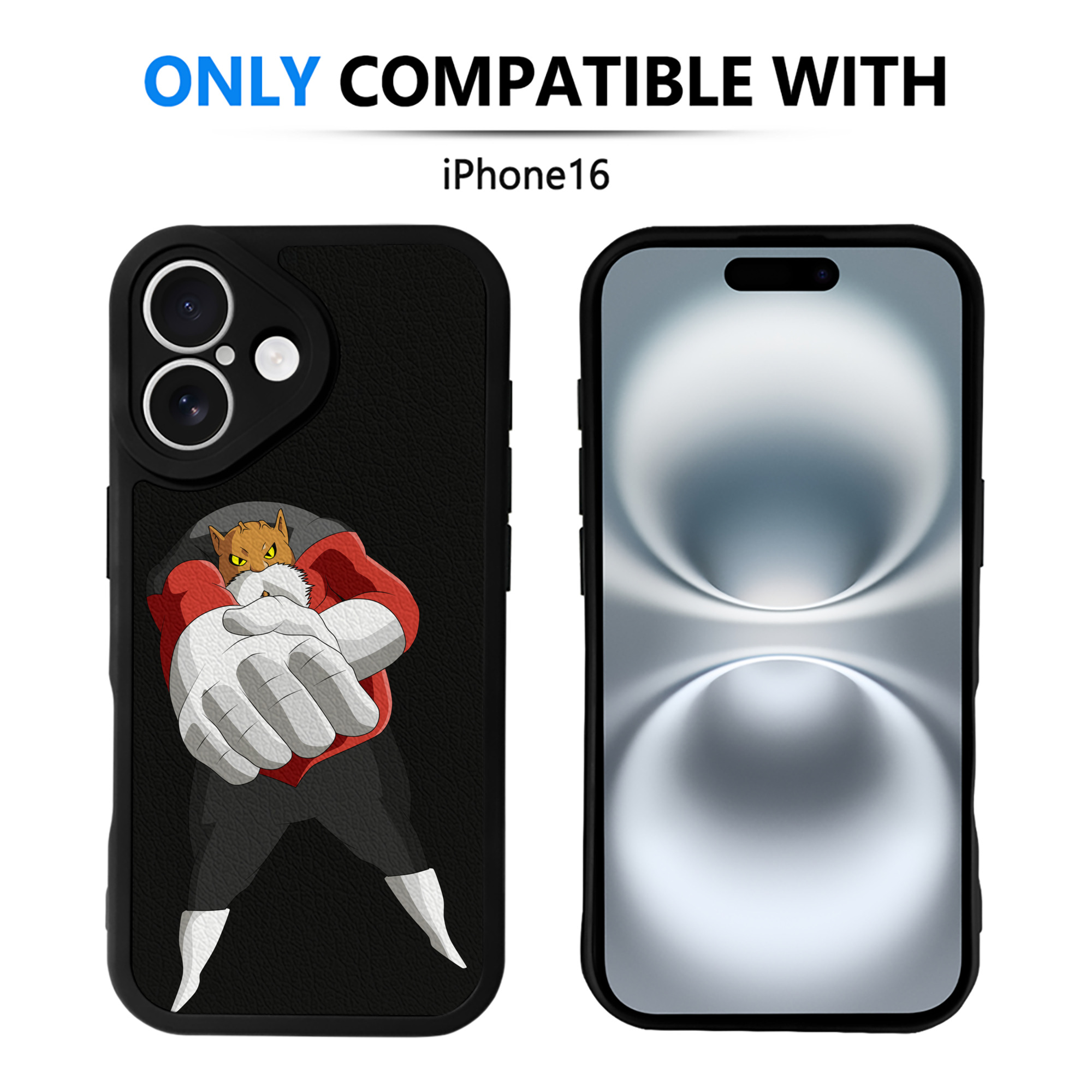 （画像用） ドラゴンボール DRAGON BALL 【iPhone 16シリーズ対応】シリコンスマホケース（レザー調） 材質：シリコン